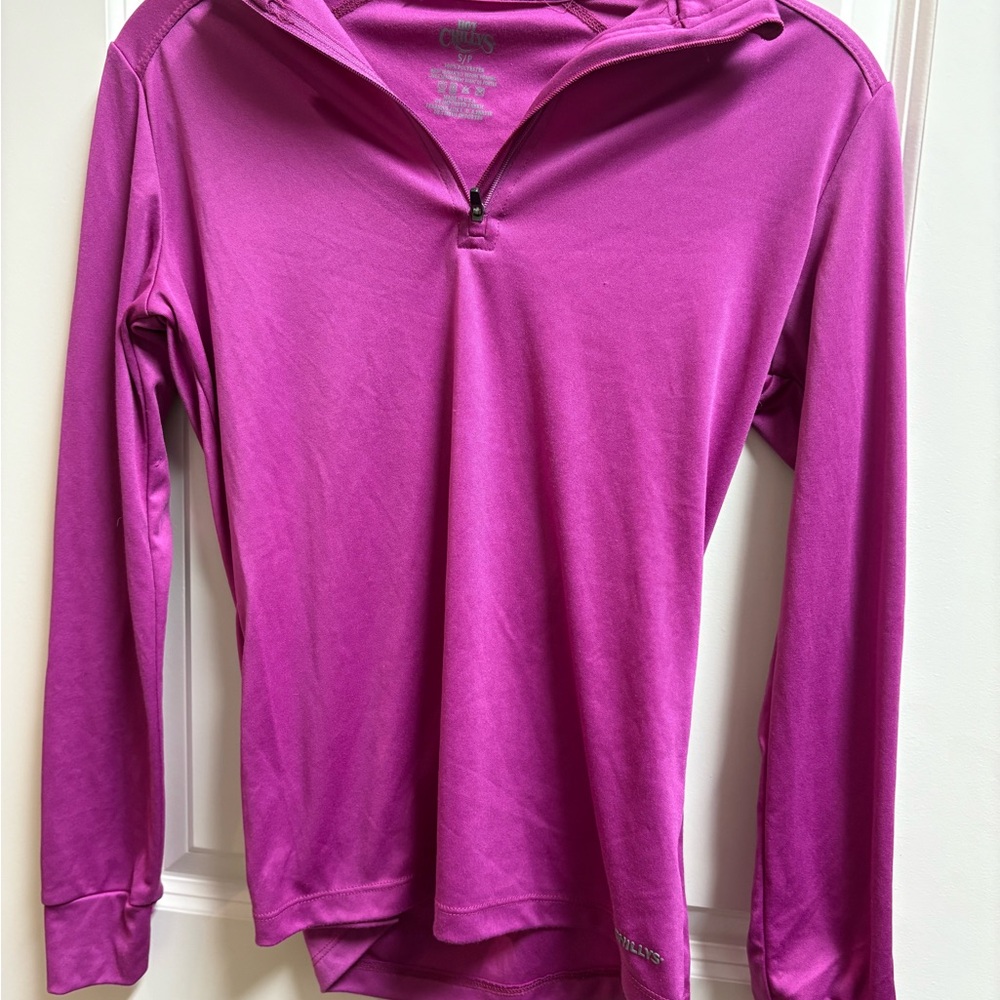 Elegant Magenta Long Sleeve Top